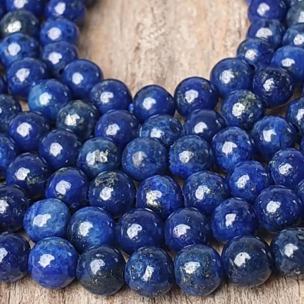 Lapis lazuli dobarvovn korlky 4mm leskl ra