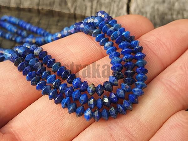 Lapis lazuli korlky 3mm ubo brouen plra