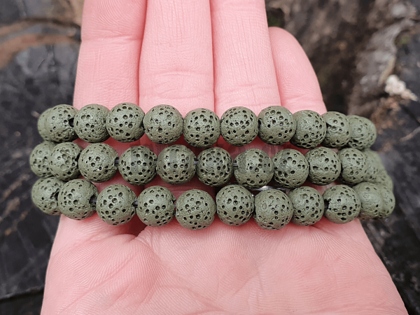 Lva korlky 8mm khaki zelen ra