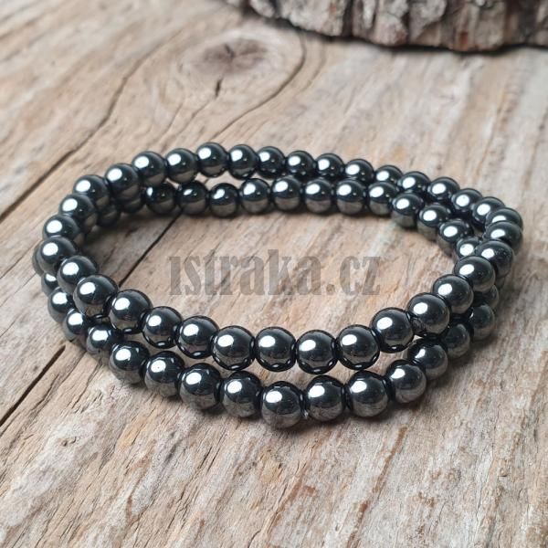 Nramek hematit 6mm