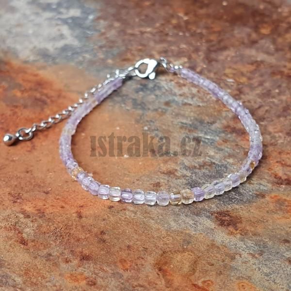 Nramek z ametrinu 2-3mm minikostky