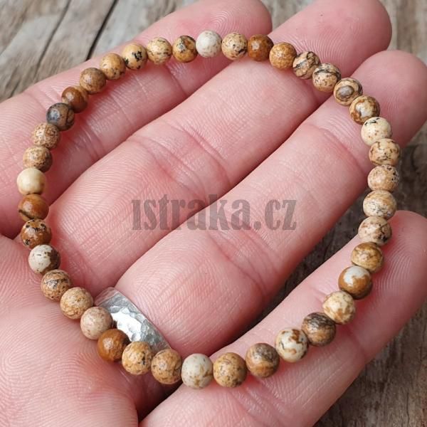 naramok-z-jaspisu-obrazkoveho-4mm-elasticky-na-gumicke-leskly-svetlohnedy-s-kresbou