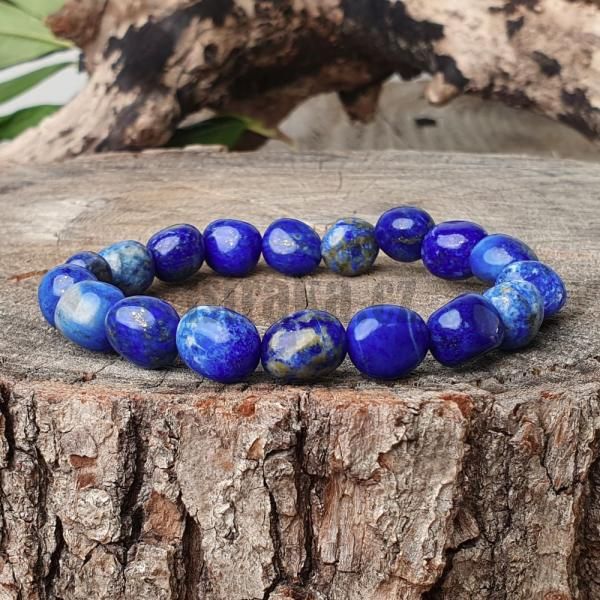 Nramek lapis lazuli kamnky 10x12mm