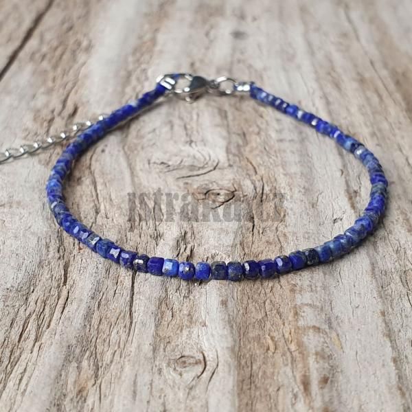 Nramek z lapisu lazuli 2-3mm minikostky