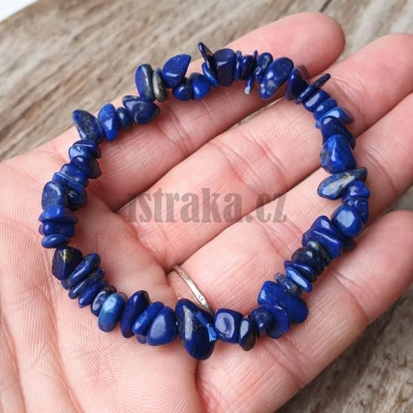 Nramek lapis lazuli zlomky 4-12mm